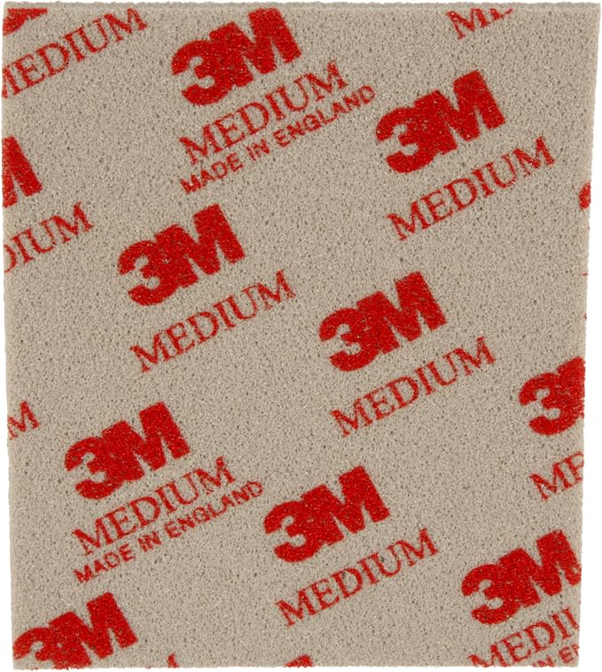 3M Softback Sanding Sponge 02606, 4 1/2 x 5 1/2 in, 20 Pack, Medium Grit, Fast Cutting