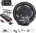 TSDZ2B 48V 500W Mid Drive Kit with EKD01 Display and Ebike Battery | Tong-sheng Electric Bike Conversion Kit for 68-73mm Bottom Bracket, Speed and Torque Sensored E-Bike Motor