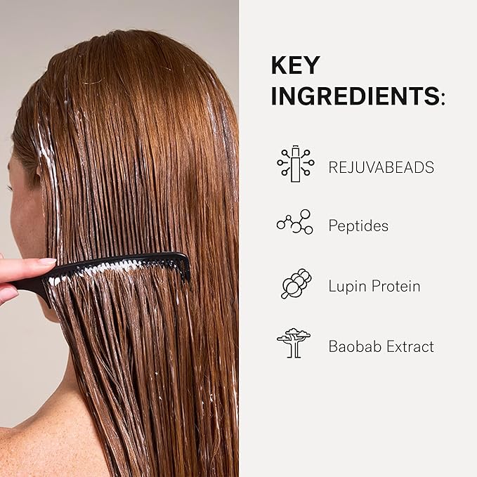 MONAT BOND IQ™ Peptide Therapy Leave-In Crème – Strengthening & Repairing Hair Treatment with Bond-Building Technology – Nourishes & Detangles for Healthier & Stronger Hair – 134 ml / 4.5 fl oz