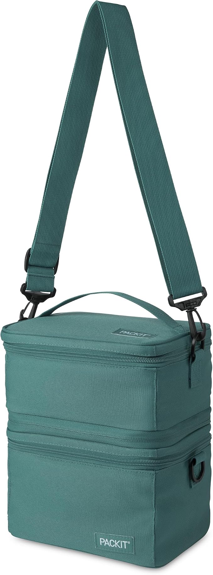 PackIt Freezable Mod 3-In-1 Lunch Box 4.5L Capacity, Agave | Built-in ice packs, EcoFreeze+ Technology, 3-in-1 use, Two compartments: freezable & insulated, Men and Women, Fresh lunches