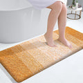 OLANLY Large Bathroom Rugs Mat 50x30, Extra Soft Absorbent Microfiber Bath Rugs, Rubber Backing, Quick Dry, Washable Bath Mats for Bathroom, Tub and Shower, Home Decor Accessories, Golden Yellow
