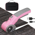 WORKPRO Cordless Electric Scissors, 4V Rotary Cutter for Cardboard Carpet Leather Plastic, 2000mAh Rechargeable Powerful shears with Storage Case