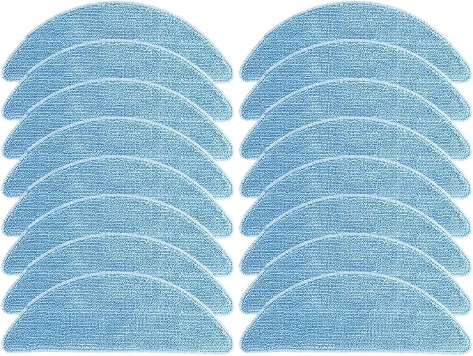 Mop Cloths Rag ， Compatible For Neatsvor ，M50 ， Robot Vacuum Cleaner Parts Accessories(16 pcs)
