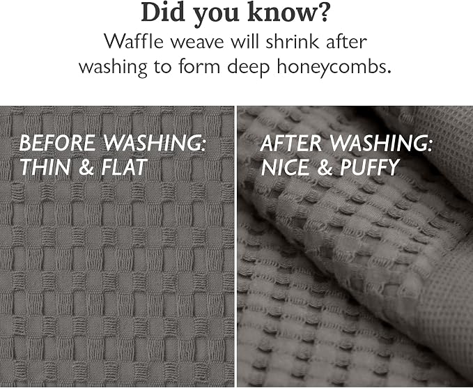 GILDEN TREE Bathroom Mat Absorbent Cotton Quick Dry for Shower, Bath & Bathtub Washable Thin, Modern Style (Stone)