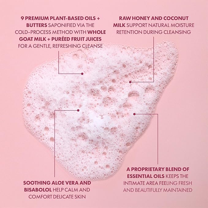 Epanouie Skin | Pretty Kitty Intimate Care | Botanical Feminine Hygiene | Soothing Feminine Soap | Gentle Cleansing | Treats Odor + Inflammation | Microbiome Support for Optimal pH Balance