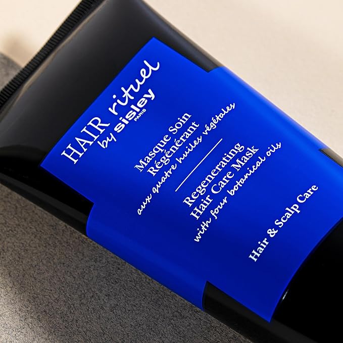 Hair Rituel by Sisley Paris Regenerating Hair Care Mask with Four Botanical Oils - 200 mL - Intensive Mask for Damaged Hair - Supports Hair & Scalp Health - Lightweight, Creamy Texture - Shiny Finish