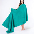 Cotton Paradise 100% Cotton Turkish Towel, Soft Absorbent Quick Dry, 40x80 Oversized Bath Sheet Towel, Turquoise