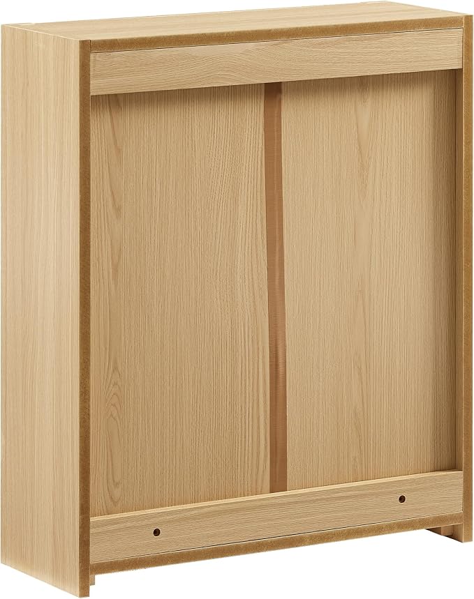 Crosley Furniture Savannah Wall Mounted Bathroom Storage Medicine Cabinet with Shelves, Natural