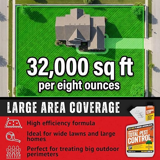 Ike's Pest Control Concentrate - 7.9% Bifenthrin, Indoor/Outdoor Insect Killer - Quart - Liquid