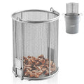 1 Pcs 1/8″ Mesh 5 Gallon Dip and Drain Stainless Steel Part Cleaning Strainer Basket for Buckets Swing Handle for Mechanics Auto Parts Washing Garage Shop & Home Workshop, Bucket Not Included
