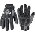 HANDLANDY Winter Water Resistant Work Gloves for Men, Insulated Heavy Duty Impact Glove for Cold Weather (Black-insulated, 2X-Large)