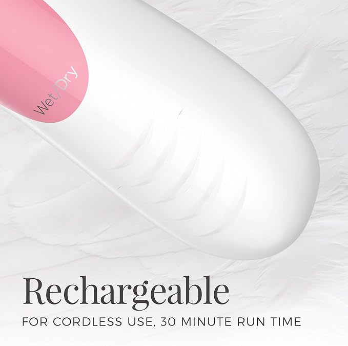 Remington WDF4821US Smooth & Silky Electric Shaver for Women, 3-Blade Cordless Foil Shaver and Bikini Trimmer for Wet or Dry Use, Pink | Cordless Design for Easy Use, Hypoallergenic Foil Blades for Sensitive Skin, 100% Waterproof for Wet or Dry Use
