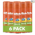 Gillette Fusion5 Ultra Sensitive Shave Gel, 7oz, Pack of 6