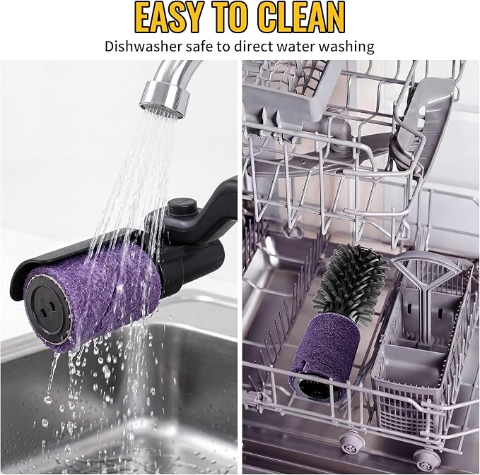 Electric Grill Brush with Grills Cleaning Spray, Cordless Electric Grill Cleaner Kit for Outdoor Grills, 3 Speed Modes & 180°Adjustable Angle, Rechargeable Waterproof Cleaner for BBQ Grates