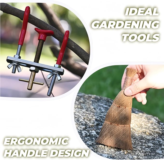 14PCS Bonsai Tools Set, Bonsai Tree Kit, Carbon Steel Trimming Gardening Tool Set, Include Bonsai Scissors, Pruning Shears, Wire Cutters, Jin Pliers, Rake with Spatula Starter Kit