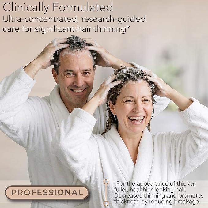 PURA D'OR Clinically Formulated Biotin Shampoo & Hair Regrowth Conditioner For Hair Thinning - 2X Concentrated Proprietary Thickening Blend For Women & Men, Sulfate Free, Botanical Zen Scent,16oz x2
