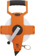 Keson NR30MH Nylon Coated Steel Blade Measuring Tape with Zero Point at Tape End and Hook End (Graduation: m, cm, mm), 30-Meter