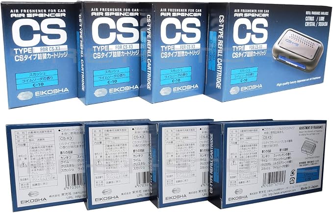 CSX3 Squash Air Spencer Refill Cartridge 4 Packs Air Freshener