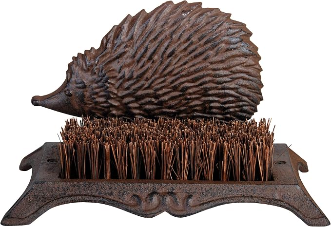 Esschert Design Boot Brush Hedgehog