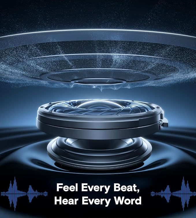 MUSICOZY Bluetooth Sleep Mask, Cooling Weighted Eye Mask with Bluetooth Headphones for Side Sleepers, 3D Contoured Relaxing No Pressure Eye Cover to Block Light for Night Sleeping(Grid Black)