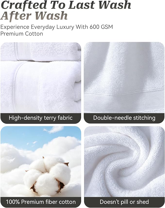 2 Packs Luxury Bath Towels Set, Ultra Soft Skin Bath Towel, Premium Hotel Bathroom Towels, Absorbent Quick Drying & Low Lint for Bathroom Spa Gym & Home Use，Yellow Set of 2