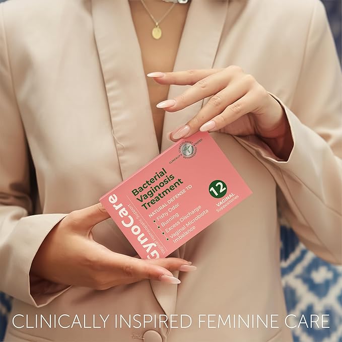 Bacterial Vaginosis Treatment For Women | Boric Acid Suppositories For Women | Natural Homeopathic for Odor, Itching, Discharge, BV, and Vaginal Microbiota Imbalance | 12 Vaginal Suppositories