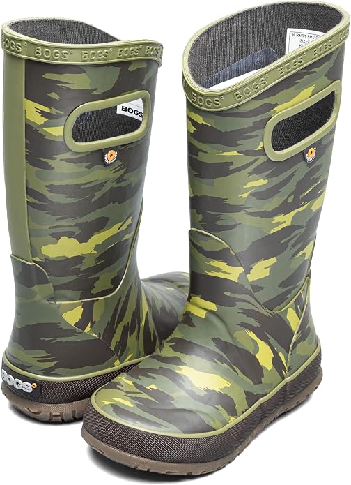 Bogs Kids Rain Boot Brush Camo (Little Kid/Big Kid)