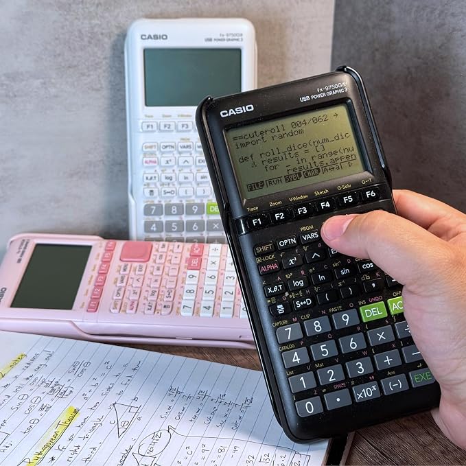 Casio fx-9750GIII Graphing Calculator | Natural Textbook Display | Python Programming | Ideal for Exams, STEM & Advanced Math | Black