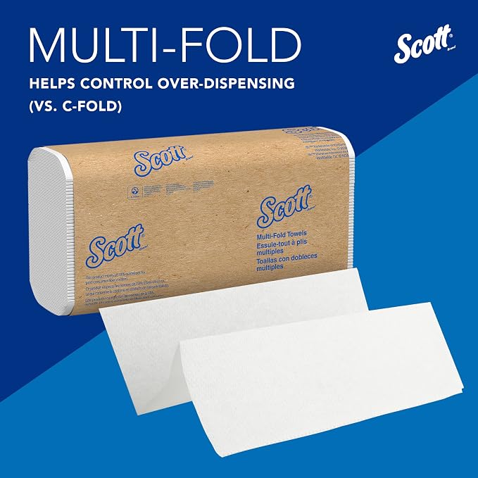 Scott Professional Multifold Paper Towels, 2 Packs x 250 Sheets (60055)