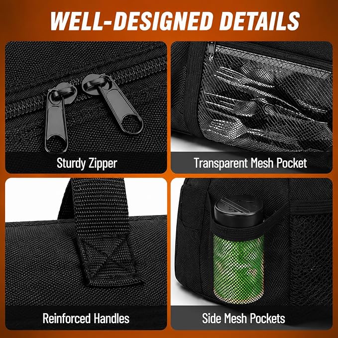BBQ Tool Kit Compatible with Cuisinart All Foods GAS0356AS | BBQ Tool Storage Bag