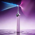 RANVOO AirJet X5 [New-Gen Jet Clean | Max Tartar Removal] Electric Toothbrush, 100% Plaque Removal, Whitening & Gum Care, 60-Day Battery Life, Rechargeable with 3 Pro Brush Heads, Pale Violet