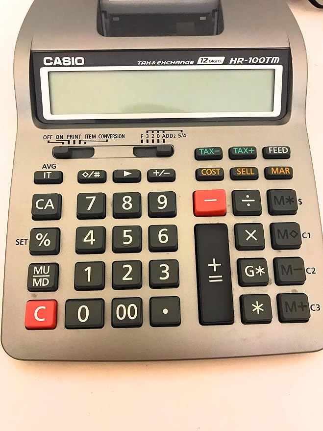 Casio Inc. HR-100TM Business Calculator