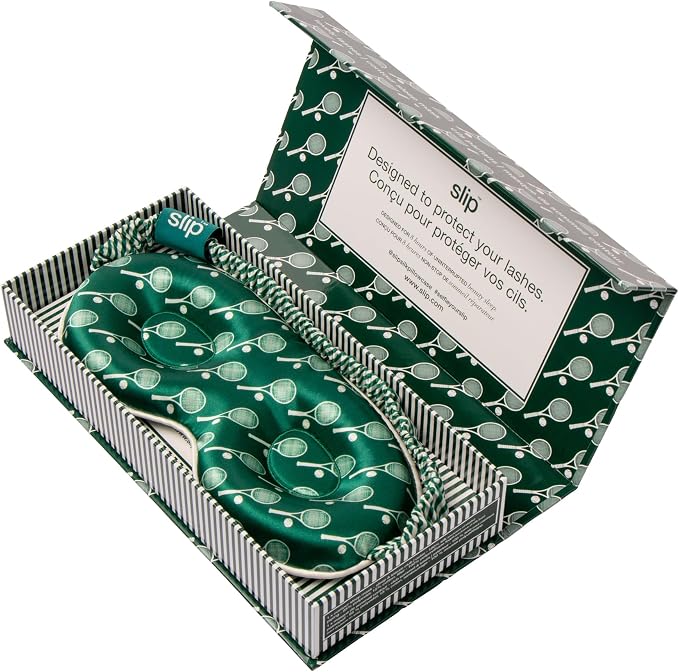 slip Pure Silk Contour Sleep Mask: Protect Your Delicate Lashes with Our Innovative, Lash-Friendly Design. Beauty Sleep with Slipsilk™ Comfort, 1 Contour Mask, Sleep & Leisure Club