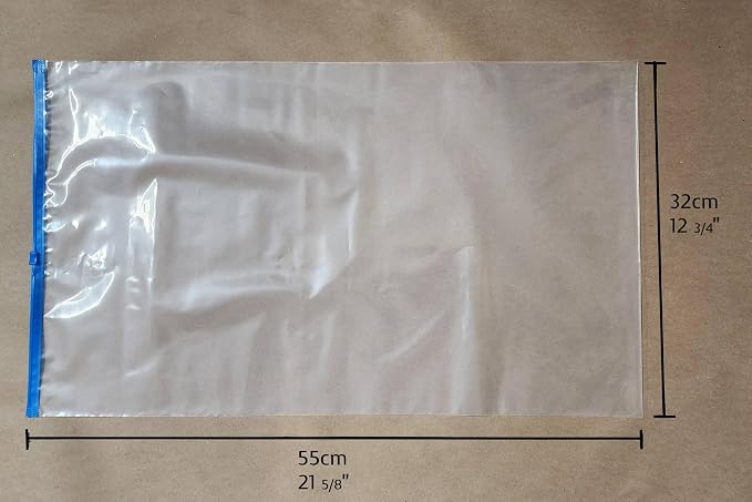 FreezeFrame - Honeybee Frame Specialty Storage Bags - Extra Thick 3.5mil [3-Pack] (Qty 36) Clear