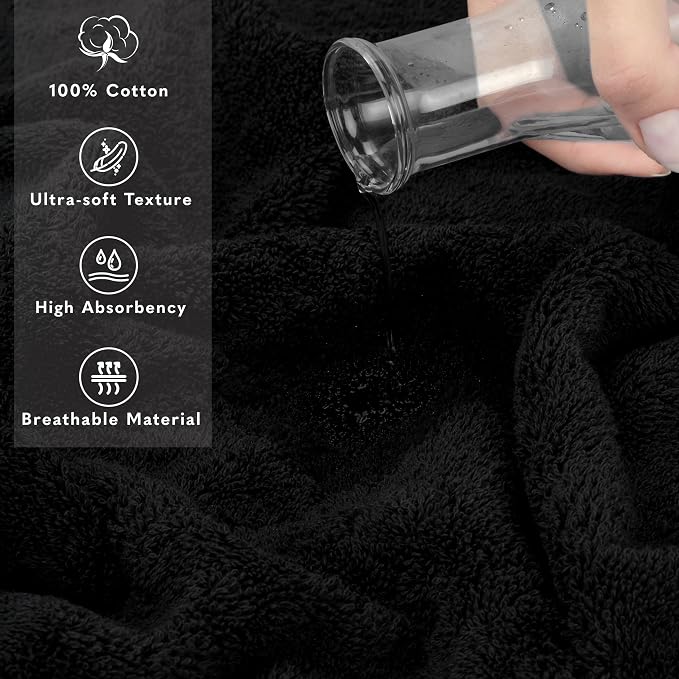 American Soft Linen 100% Cotton Luxury Turkish Towels, 40x80 XL Bath Sheet | Soft Absorbent Quick Dry OEKO Tex Standard 100 Certificated Durable Machine Washable Breathable Premium Hotel Quality