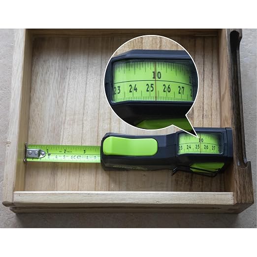 MK2.0 16ft Measuring Tape - Top View Reading - Dual Scale
