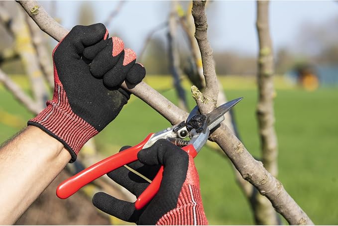Felco F-13 Pruning Shears – 10.6" Garden Clippers with Dual-Hand Use & 30mm Cut | Hand Pruners for Gardening | Garden Tool Cutter with Bypass & Anvil Blades, Forged Aluminum Handle, Large Hand Fit