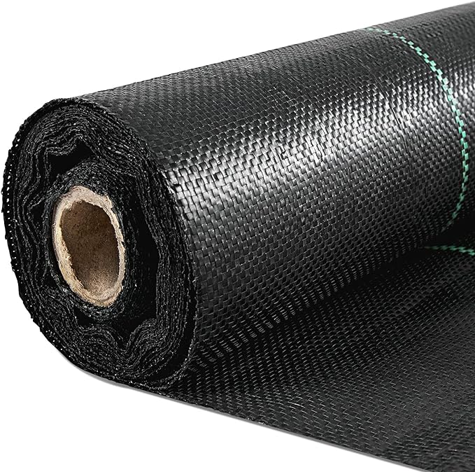 Happybuy 6.5FTx300FT Premium Weed Barrier Landscape Fabric Heavy Duty, 3OZ Woven Geotextile Fabric, High Permeability Good for Weed Blocker Gardening Mat, Driveway Fabric, Garden Weed Control Cloth | Heavy Duty 3oz Woven Geotextile Fabric, Landscaping ...