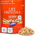Life Essentials by Cat-Man-Doo | Freeze Dried Salmon Treats | 5oz Bag | Freeze-Dried, Premium Wild Caught Salmon, Healthy, Single Ingredient, High Protein, Pet Treats, Food Topper for Cats & Dogs