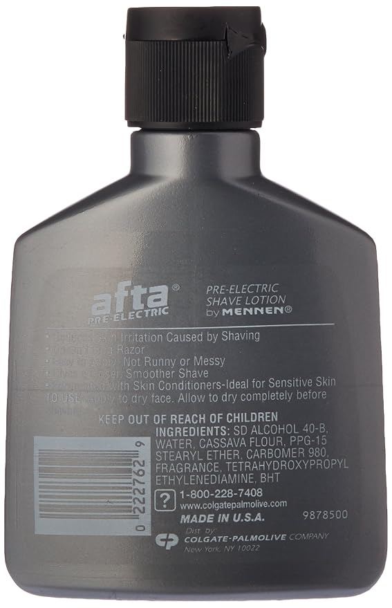 Afta Pre-Electric Shave Lotion With Skin Conditioners Original 3 oz (12 Pack)