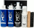 Shoe MGK MVP Shoe Cleaner Kit Shoe Cleaner & Conditioner, Water & Stain Repellent, White Touch Up & Brush