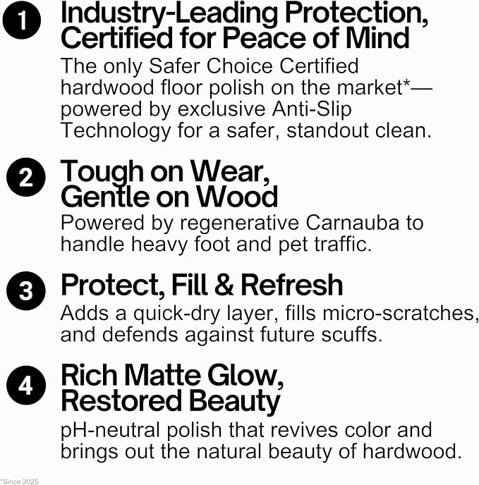 Quick Shine Ultimate Gold Clean + Polish Mop Kit, 10 Pc Set w/Interchangeable Attachments | Floor Luster Included | 2-in-1 Pro Cleaning w/ Microfiber Pads for Hardwood Floors | No Batteries Needed