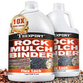 Mulch Binder, Rock Glue for Landscaping, Pea Gravel Binder 2 Gallon Max Cover, Strong Mulch Anchor, Rock Lock Landscape Adhesive for Slopes, Flower Beds, Fast Dry & Safe for Plants Pets