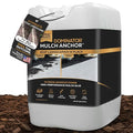 Dominator Mulch Anchor 5 Gallon - Mulch Glue for Landscaping | Mulch Glue Spray for Rubber Mulch, Wood Chips, Pine Straw, Cedar & Cypress | Ready to Spray Heavy Duty Landscape Glue