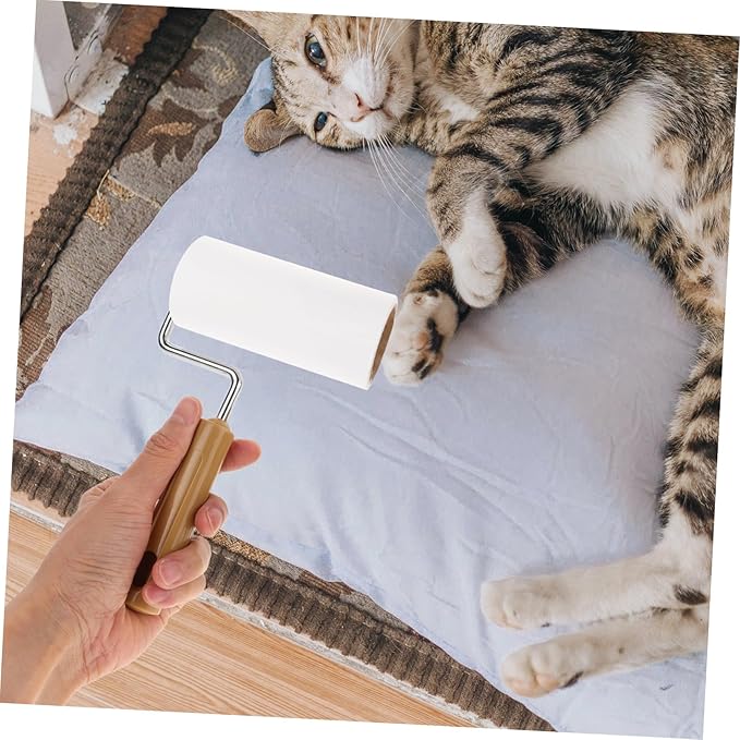 10pcs Pet Hair Removal Lint Roller Refills Extra Sticky for Clothes Carpets and Car Seats Pet Hair Cleaner for Home