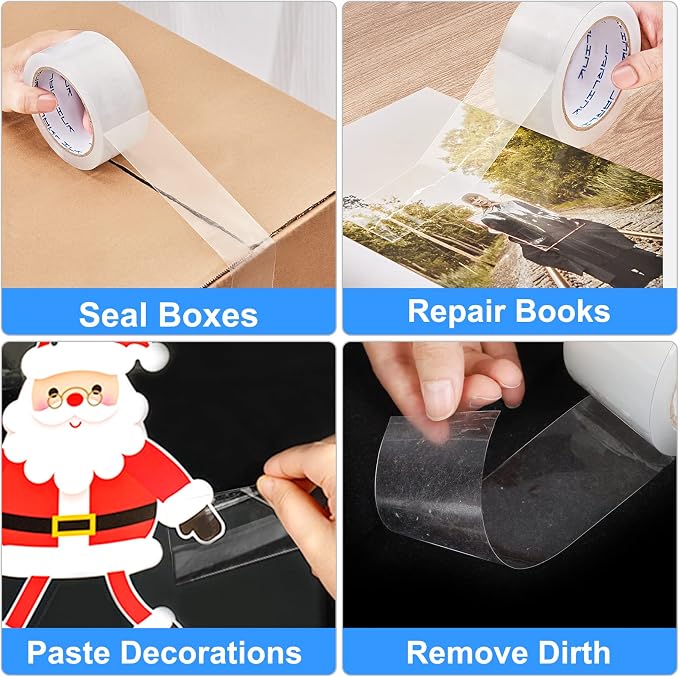 JARLINK 36 Rolls Clear Packing Tape, Heavy Duty Packaging Tape | Ultra Thick 2.8mil and 1.88" Wide. 60 Yards per Roll, 2160 Total Yards. Moving Supplies for Shipping Packaging Sealing