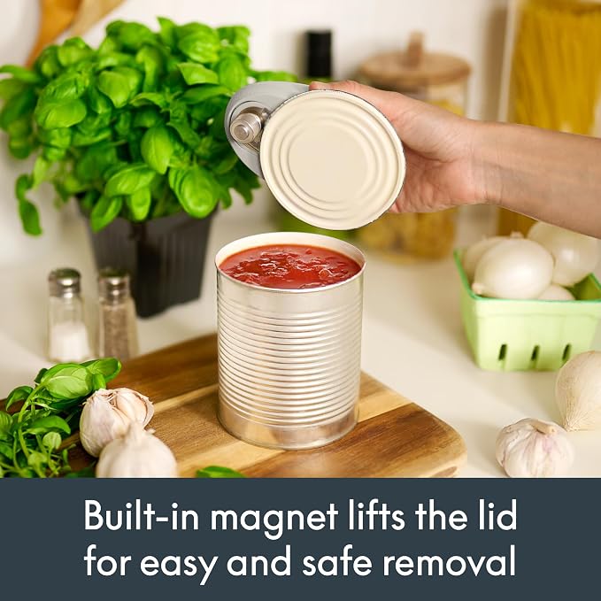 bella Automatic Can Opener, Hands-Free Cordless, Oatmilk