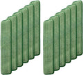 Washable Microfiber Mop Pad Refill, 12 Pack 24 inch Flat Mop Pads, Commercial Reusable Mop Pads for Wet and Dry Cleaning, Squeeze Cleaning Mop Heads Replacement