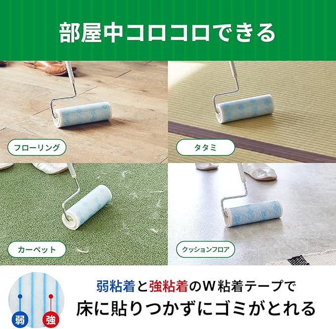 Nitoms C4822 Korokoro Main Body Flooring Line, Adjustable Length 10.2-37.8 inches (26-96 cm), Storage Tray Included, Suitable for Flooring and Carpet, 30 Circuits, 1 Roll