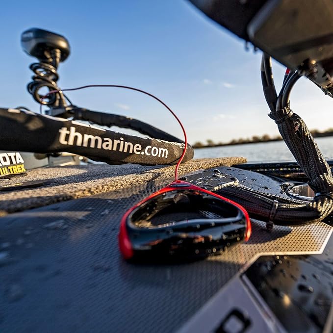 T-H Marine G‑Force Troll Jacket Cable Sleeve - 60" Neoprene Trolling Motor Wire Organizer, 2 mm Heavy‑Duty Wrap with Hook & Loop, Fits Most Bow‑Mount Setups, Protects & Bundles Cables